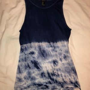 Blue Tie Dye Tank Top